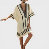 Anaïs - Robe de Plage Élégante pour Vacances d'Été et Vie Urbaine