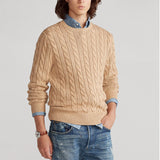 Pull Tricoté pour Homme - Pull en Coton Épais