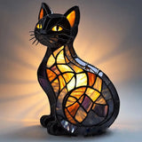 GatoBrilhante - Lampe en Vitrail