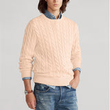 Pull Tricoté pour Homme - Pull en Coton Épais