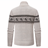 Pull Homme avec Demi-Zip – Pull Décontracté en Mélange de Coton
