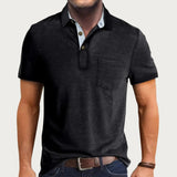 Polo Homme à Manches Courtes Boutonné Confort Casual