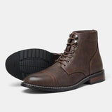Felix™ Bottes en Cuir Classiques pour Hommes avec Semelle Antidérapante