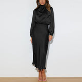 Maristela | Robe Maxi en Satin de Luxe