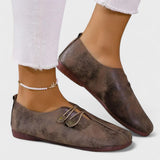 Lydia - Mocassins orthopédiques pour femmes en cuir suédé doux
