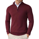 Caitlin™ Luxe Pull pour Hommes à Col Zippé