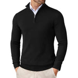 Caitlin™ Luxe Pull pour Hommes à Col Zippé