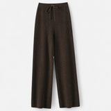 Ancienne Monde | Pantalon Femme Large en Laine Premium