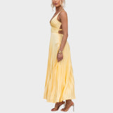 Camila - Robe maxi jaune