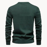 Pull Tricoté pour Homme – Pull Slim Fit en Mélange de Coton Respirant