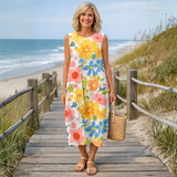 Elisa - Robe à Imprimé Floral Pastel