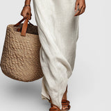 Avelina - Robe Maxi Off-Shoulder avec Manches Chauve-Souris
