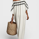 Avelina - Robe Maxi Off-Shoulder avec Manches Chauve-Souris