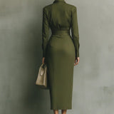 Caterina | Robe maxi élégante et cintrée
