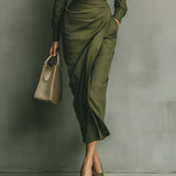 Caterina | Robe maxi élégante et cintrée