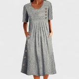 Lígia - Robe d'été à rayures