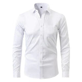 Braony | Chemise à manches longues classique pour hommes avec coupe moderne Slim-Fit