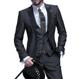 Costume en Lin pour Hommes - 3 Pièces - Design Intemporel pour Chaque Occasion