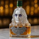 Éternisé dans le verre — bouteille de whisky en l'honneur d'Ozzy Osbourne