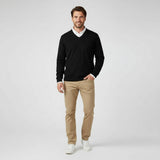 Sanderijn™ Pull Classique pour Hommes avec Col en V