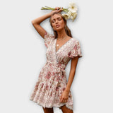 Adélia - Robe courte boho