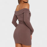 Rafaela - Robe Intemporelle avec Épaules Dégagées