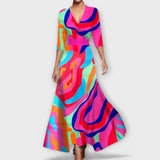 Inês - Robe de femme avec des manches élégantes
