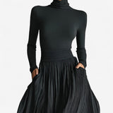 Alessia | Robe maxi taille haute