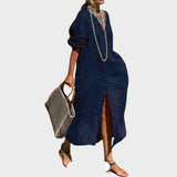 Marlene - Robe en lin de coton
