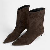 Ancienne Monde | Bottines Femme Pointues Talon Bas Vintage