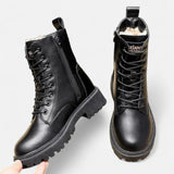 Ancienne Monde | Bottines d’Hiver Chaudes à Semelle Plateforme