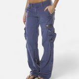 Ancienne Monde | Pantalon Cargo Décontracté Femme