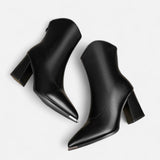 Ancienne Monde | Bottines Femme Cuir Chelsea Talon Haut