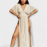 Bruna - Robe maxi kimono de style grec
