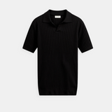 Polo en Coton Côtelé pour Hommes à Manches Courtes – Élégant & Intemporel