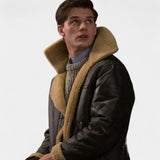 Viktor – Veste en cuir premium avec doublure en mouton