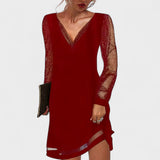 Matilda - Robe de soirée avec manches transparentes