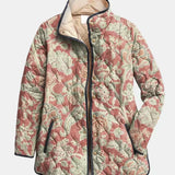 Ketura | Veste Matelassée Florale Vintage Décontractée