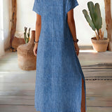 Helen | Élégante Robe Rétro en Denim