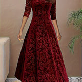 Vespera | Robe Midi Florale Élégante
