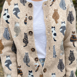 Cardigan Motif Chats Camille