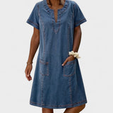 Julia - Robe en jean doux