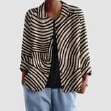 Nicolien | Blazer Rayé Élégant