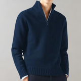 Adam™ Pull Élegant à Zip Demi