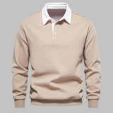 Cornelis™ Pull Classique pour Hommes avec Col Polo