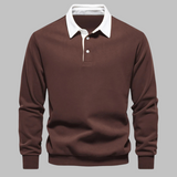 Cornelis™ Pull Classique pour Hommes avec Col Polo