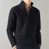 Adam™ Pull Élegant à Zip Demi