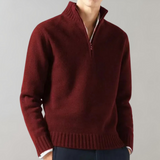 Adam™ Pull Élegant à Zip Demi