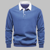 Cornelis™ Pull Classique pour Hommes avec Col Polo