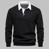 Cornelis™ Pull Classique pour Hommes avec Col Polo